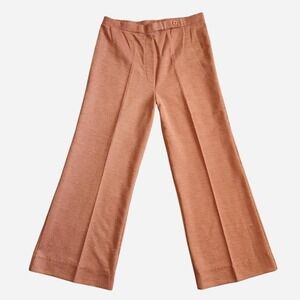 Vintage JC Penney brown 1970s wide leg flared pants